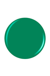 Round shape Turquoise neon color nail polish swatch drop of China Glaze Head to Moji-Toes creamy green nail lacquer